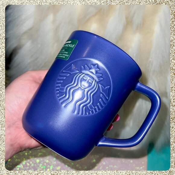 💜 ♻️ 2025 Starbucks Purple/Blue Recycled 6 Piece Collection NWT - Picture 2 of 12